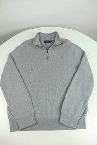 Ralph Lauren trui met kwart rits - L
