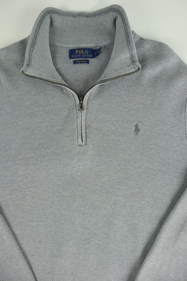 Ralph Lauren trui met kwart rits - L