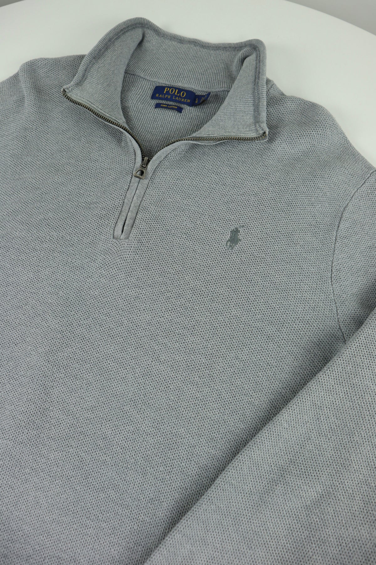 Ralph Lauren trui met kwart rits - L