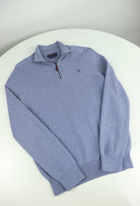 Ralph Lauren trui met kwart rits - S