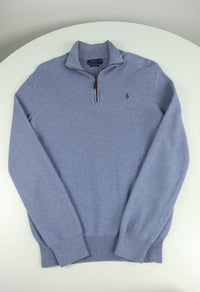 Ralph Lauren trui met kwart rits - S