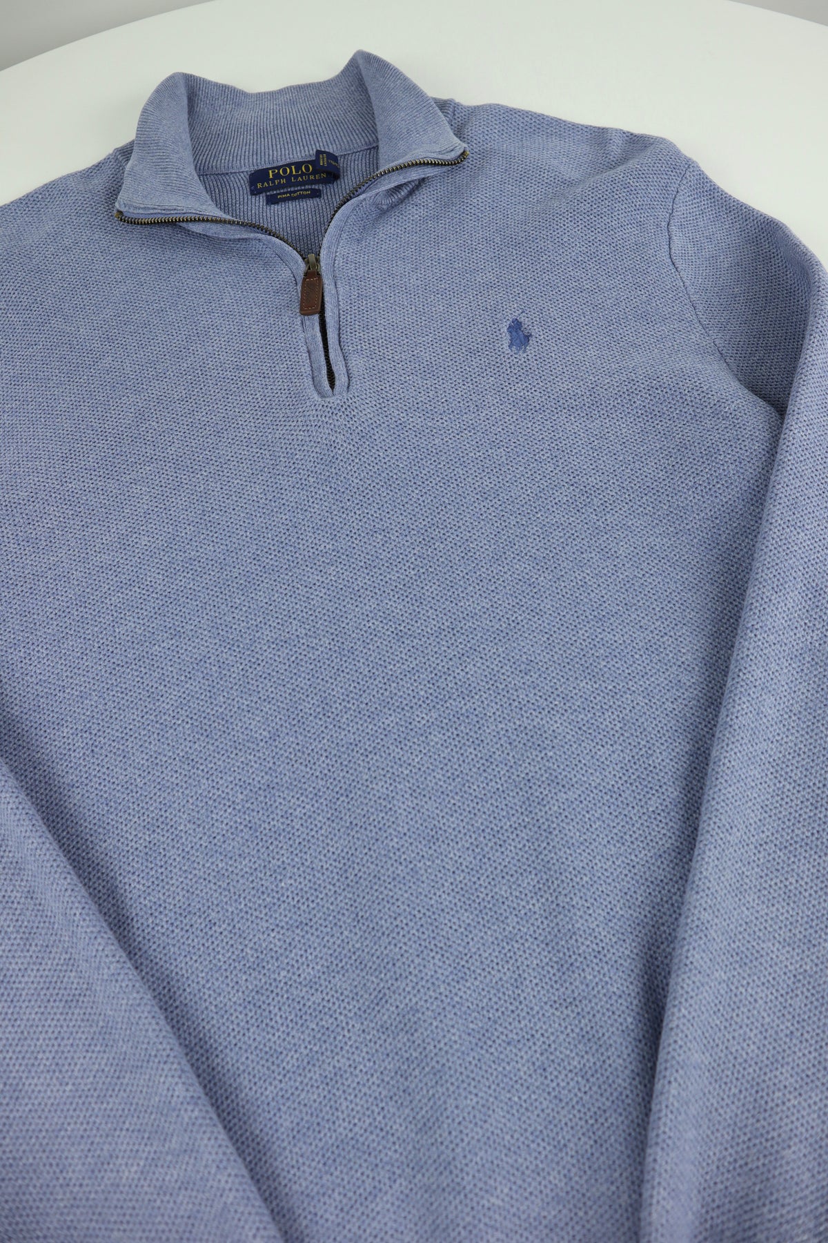 Ralph Lauren trui met kwart rits - S
