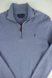 Ralph Lauren trui met kwart rits - S
