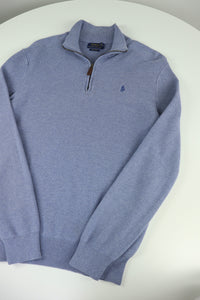 Ralph Lauren trui met kwart rits - S