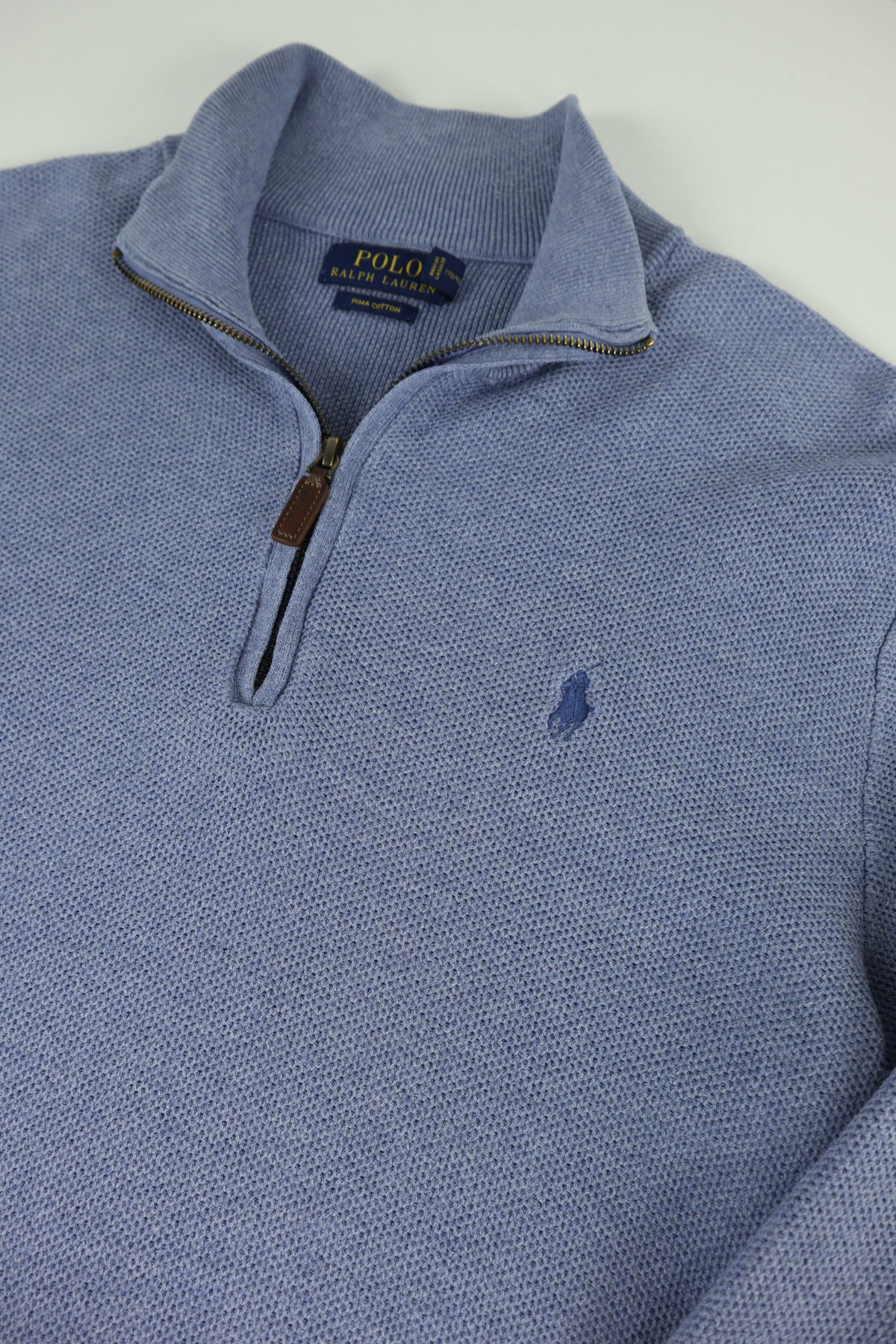 Ralph Lauren trui met kwart rits - S