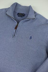 Ralph Lauren trui met kwart rits - S