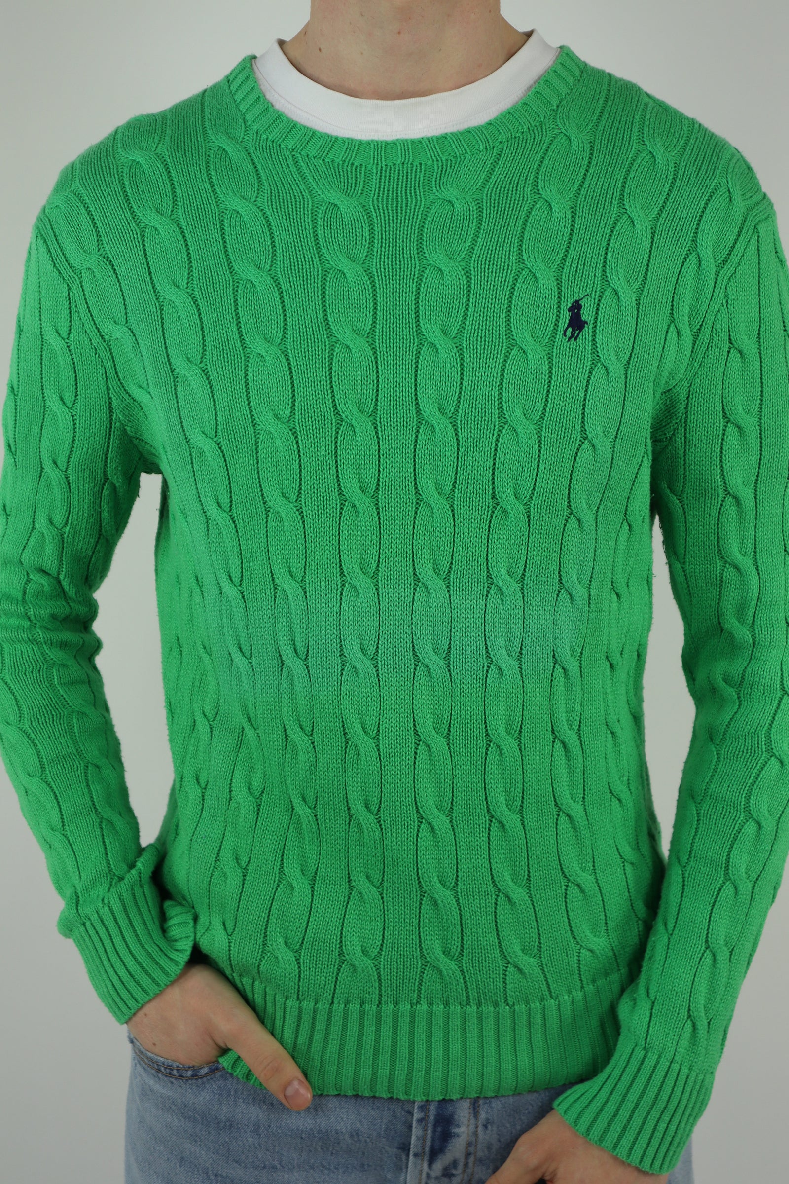 Ralph Lauren kabeltrui - S