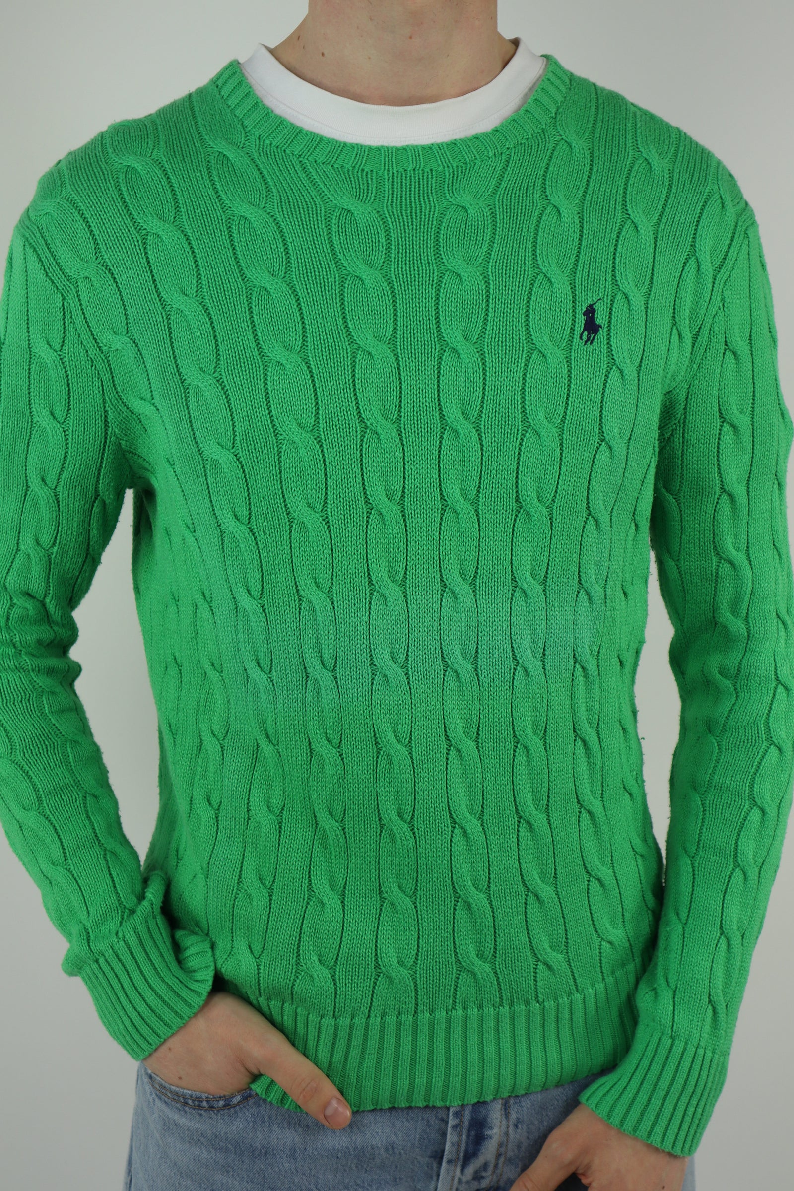 Ralph Lauren kabeltrui - S