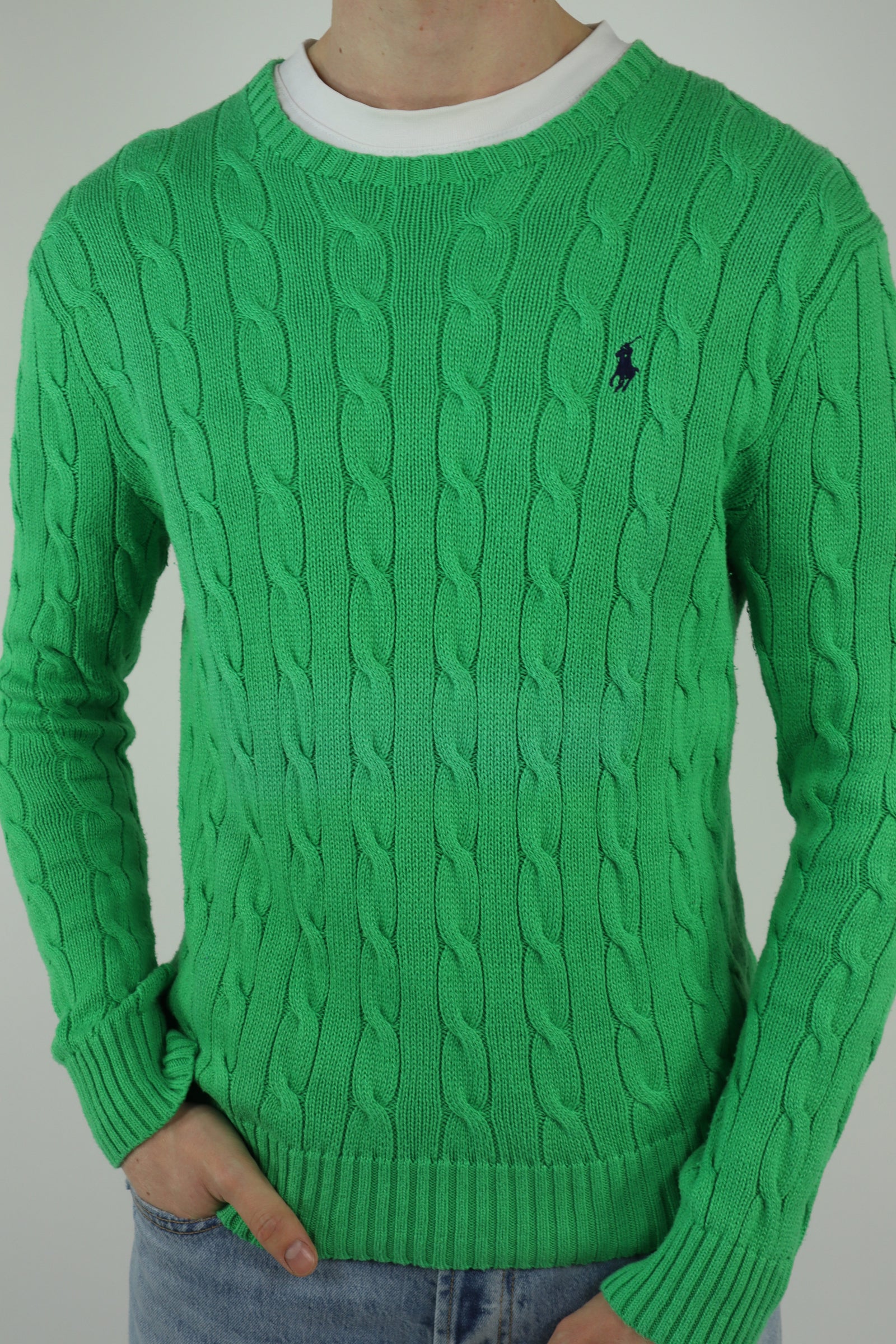 Ralph Lauren kabeltrui - S
