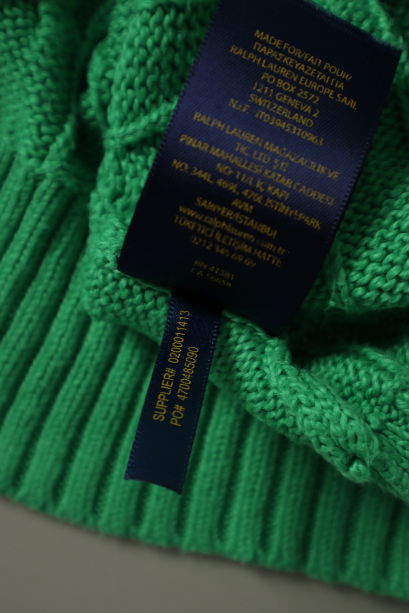 Ralph Lauren kabeltrui - S