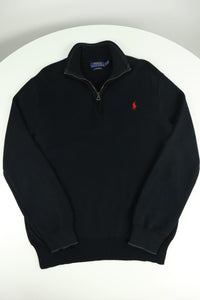 Ralph Lauren trui met kwart rits - M