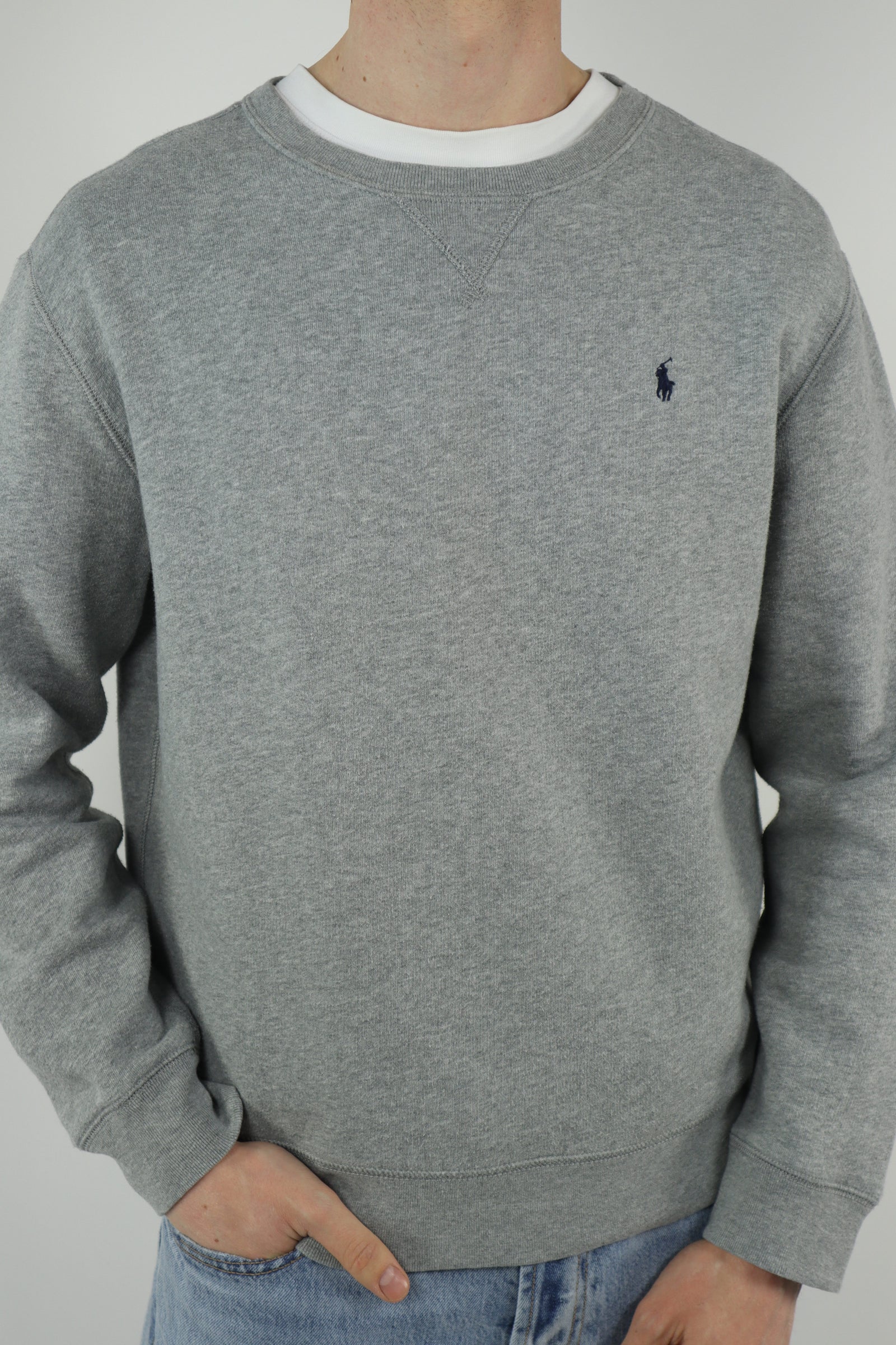 Ralph Lauren trui met ronde hals - M