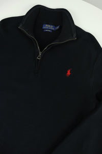 Ralph Lauren trui met kwart rits - M