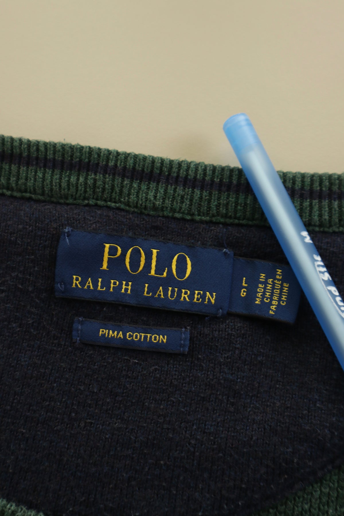 Ralph Lauren trui met ronde hals - L