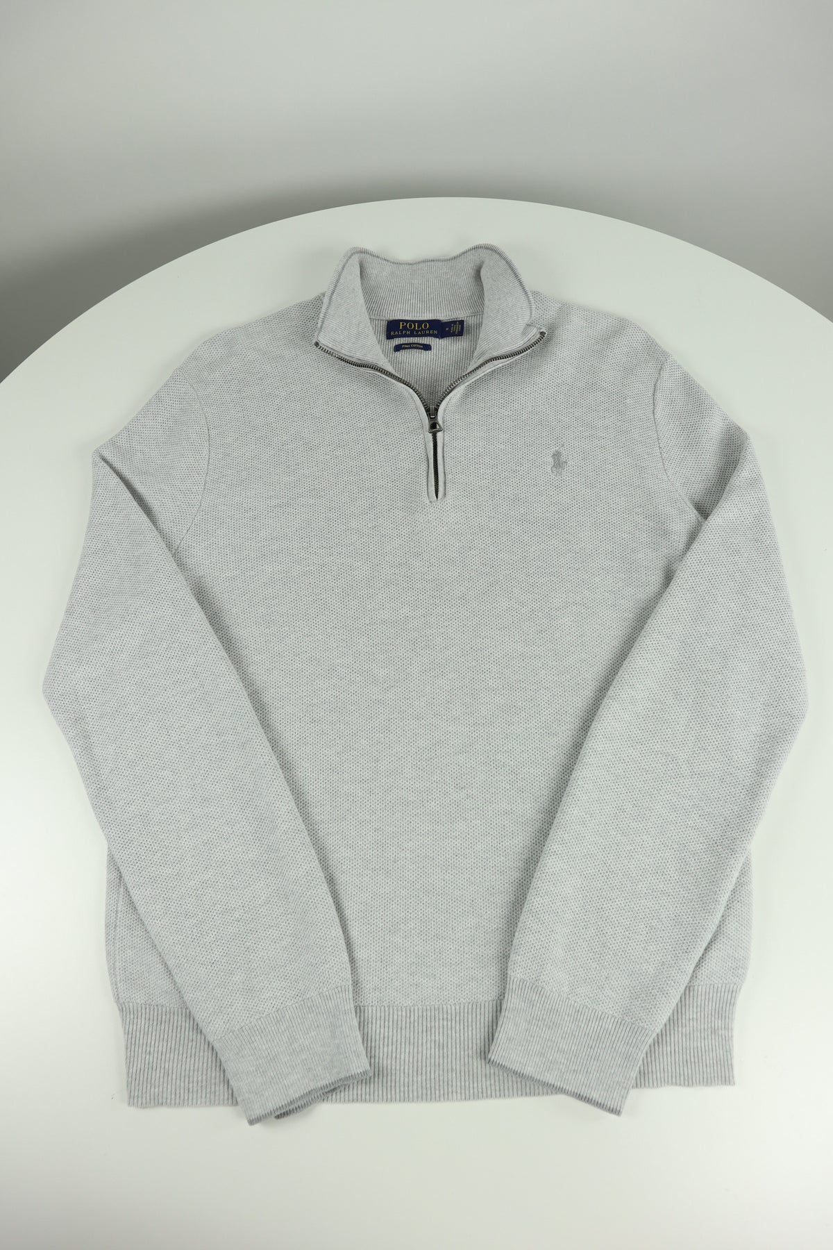 Ralph Lauren trui met kwart rits - M