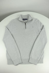 Ralph Lauren trui met kwart rits - M