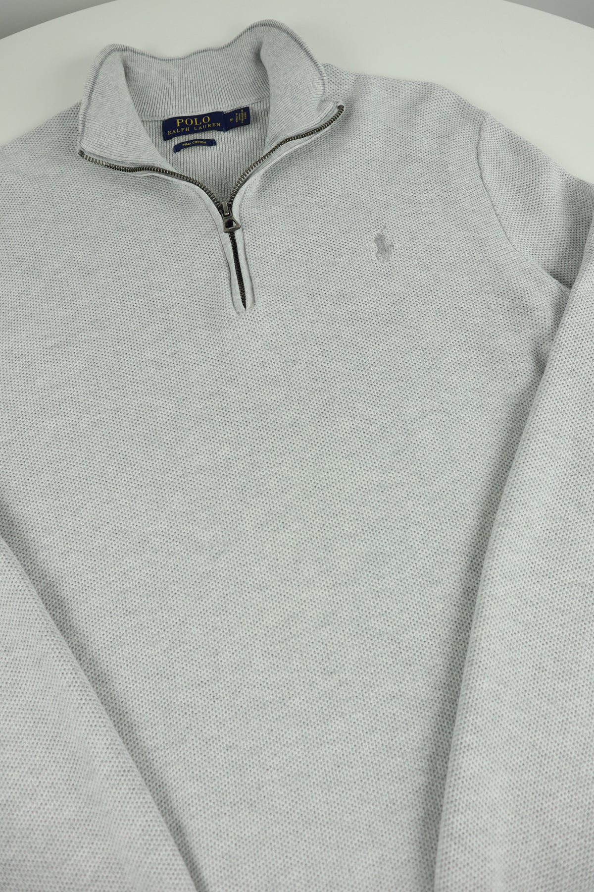 Ralph Lauren trui met kwart rits - M