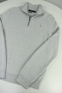 Ralph Lauren trui met kwart rits - M