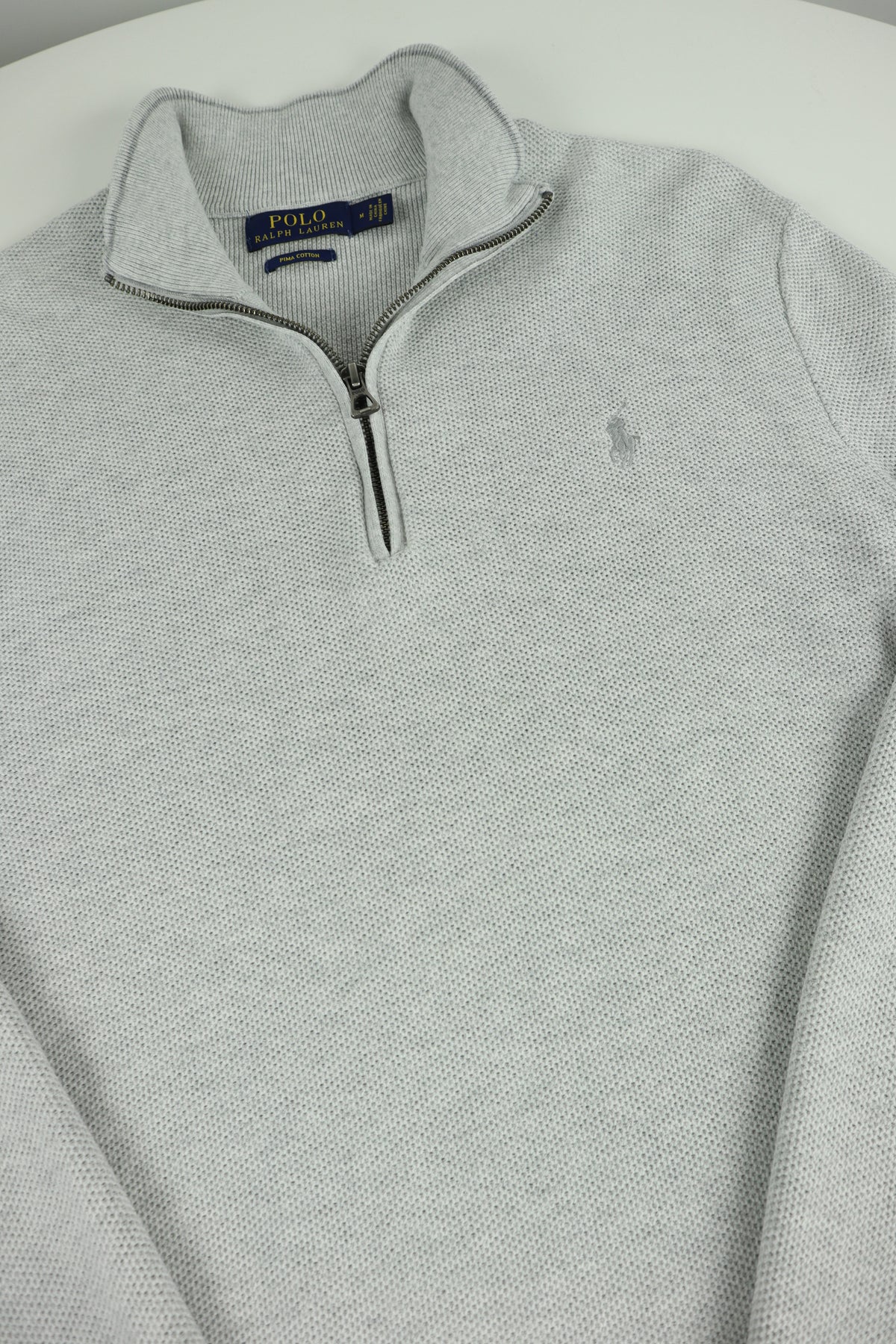 Ralph Lauren trui met kwart rits - M