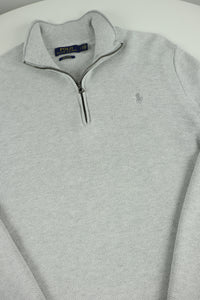 Ralph Lauren trui met kwart rits - M
