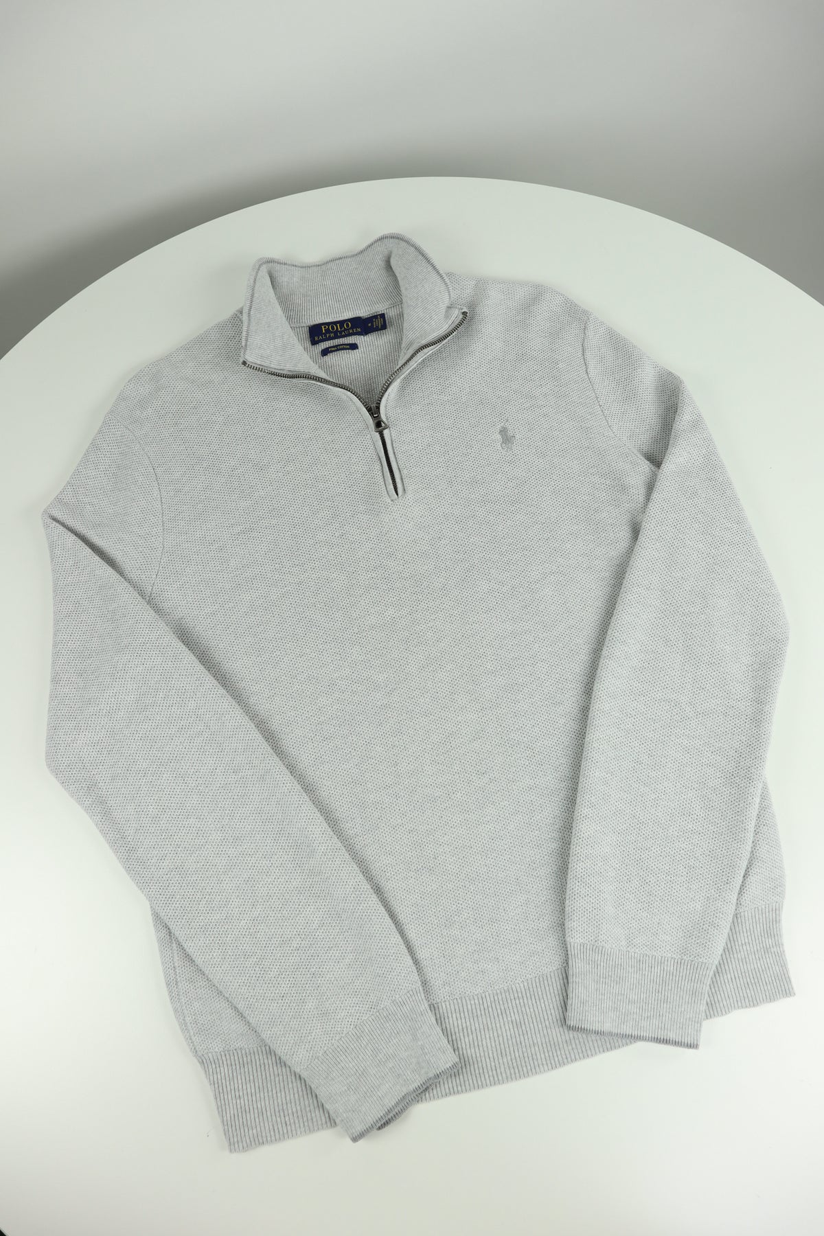 Ralph Lauren trui met kwart rits - M