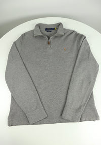 Ralph Lauren trui met kwart rits - M