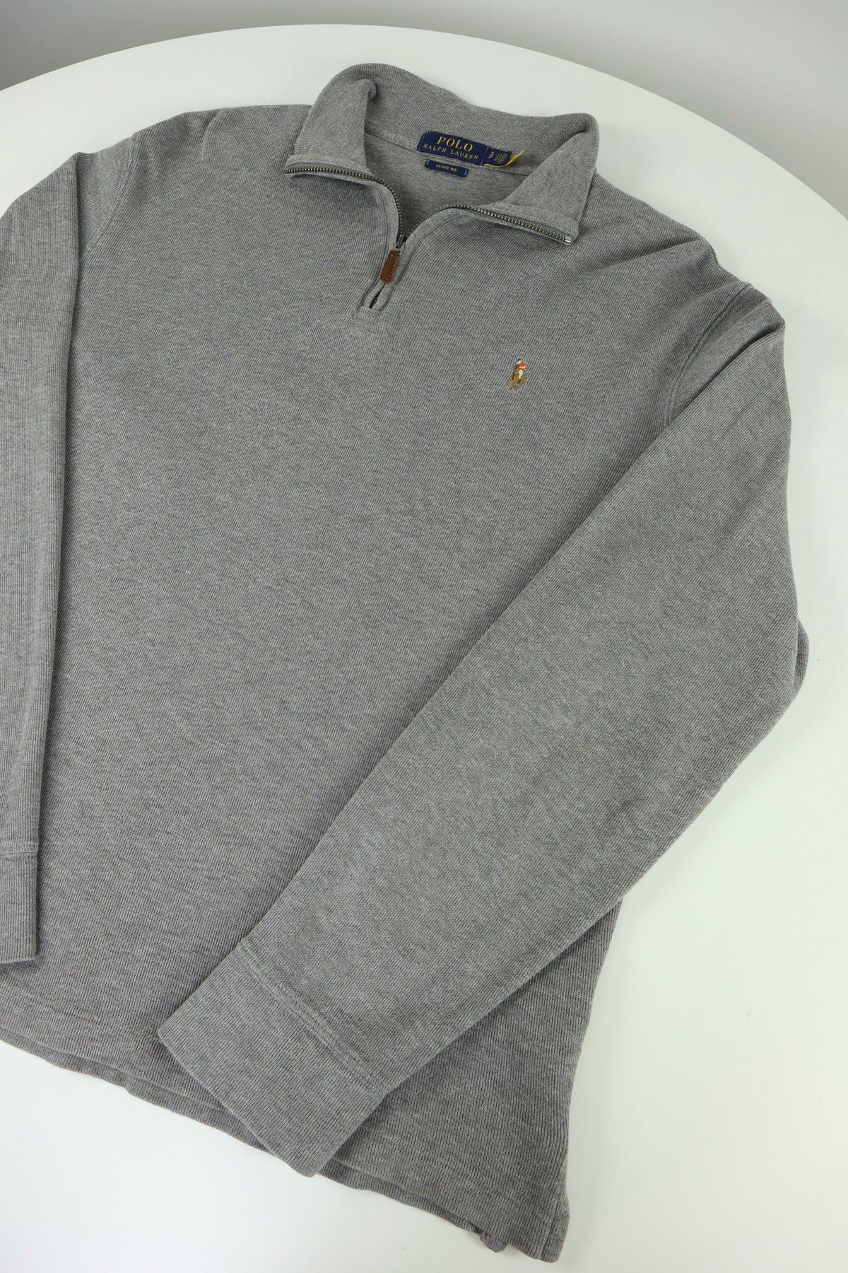 Ralph Lauren trui met kwart rits - M