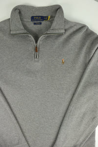 Ralph Lauren trui met kwart rits - M