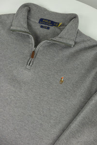 Ralph Lauren trui met kwart rits - M