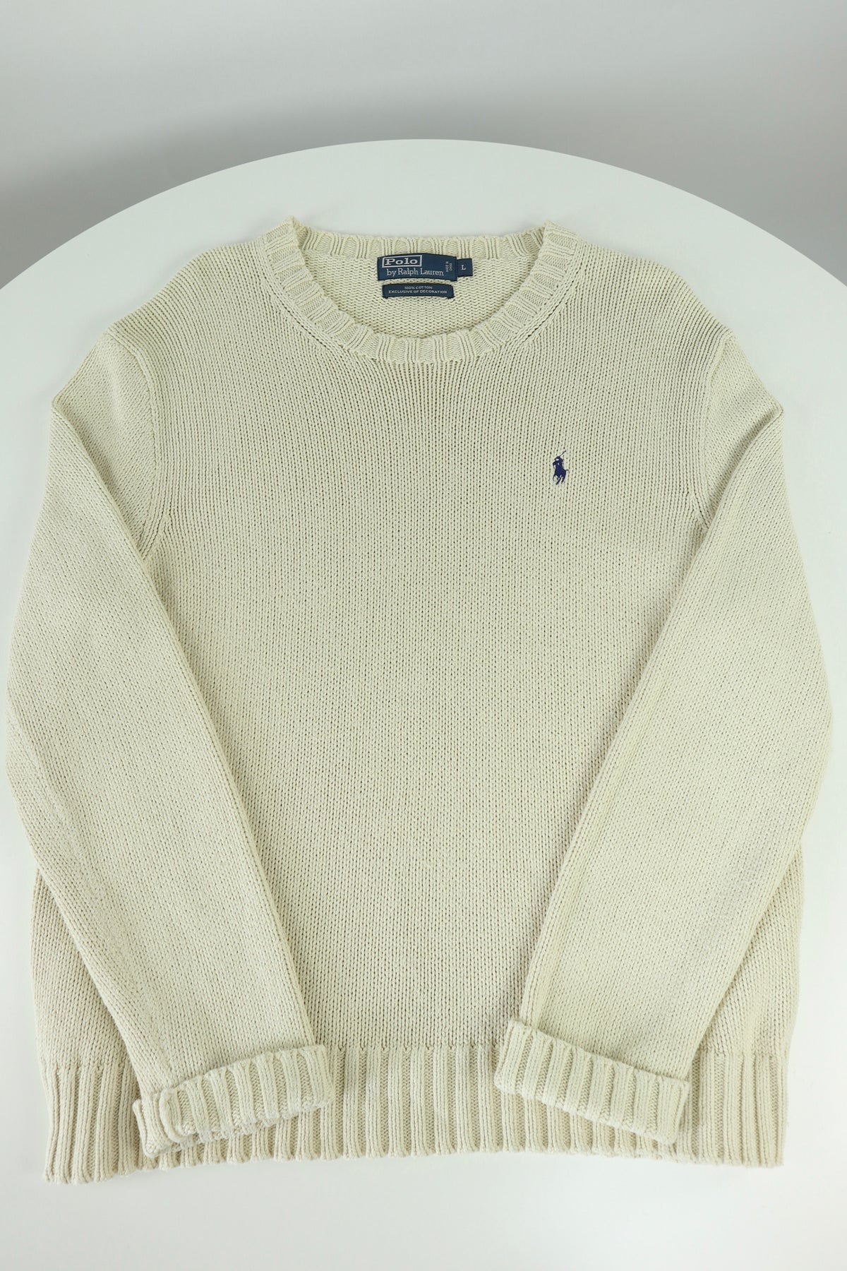 Ralph Lauren trui met ronde hals - L