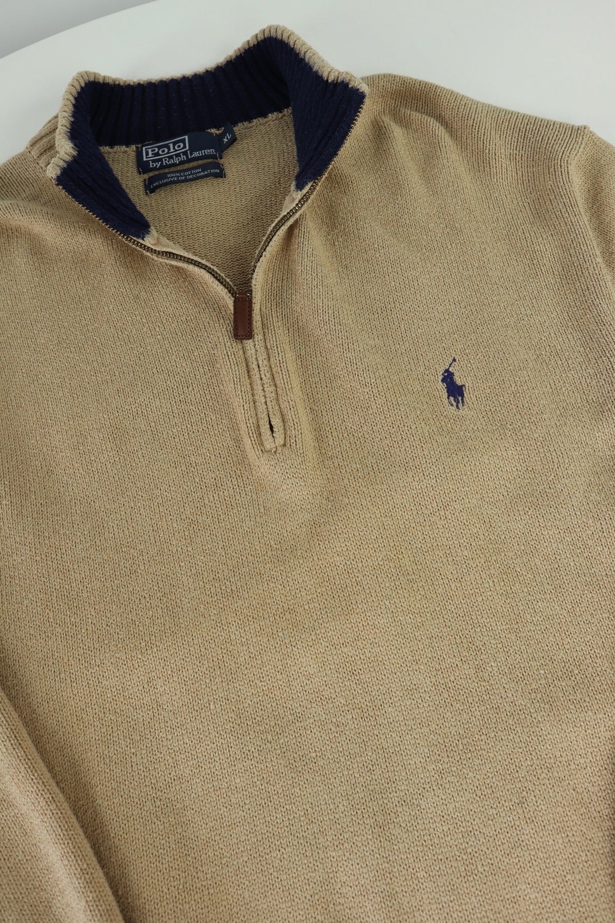Ralph Lauren trui met kwart rits - XL