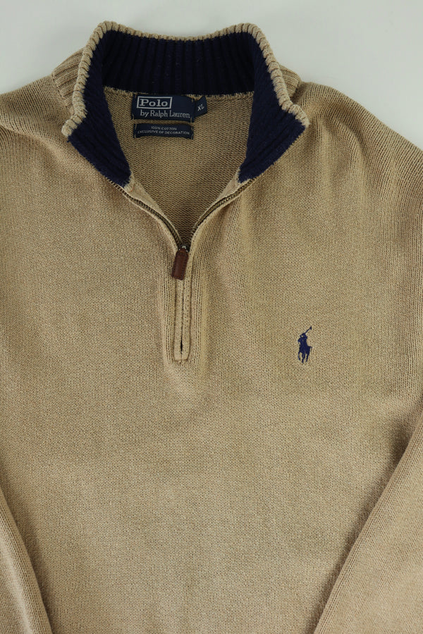 Ralph Lauren trui met kwart rits - XL