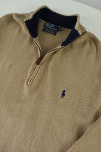 Ralph Lauren trui met kwart rits - XL