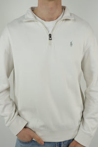 Ralph Lauren trui met kwart rits - M
