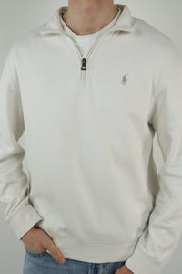 Ralph Lauren trui met kwart rits - M