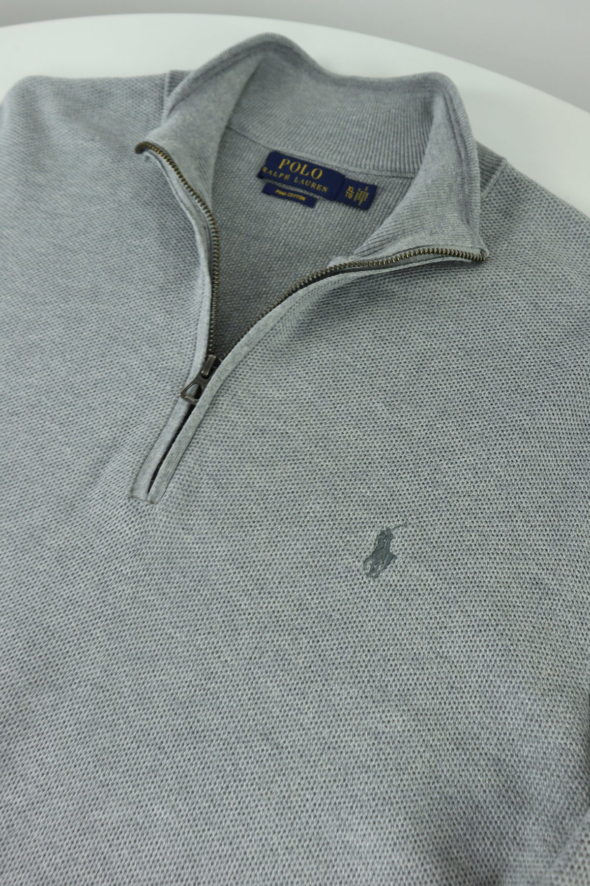 Ralph Lauren trui met kwart rits - XL