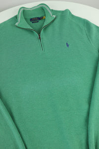 Ralph Lauren trui met kwart rits - M
