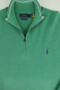Ralph Lauren trui met kwart rits - M