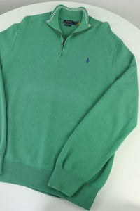 Ralph Lauren trui met kwart rits - M