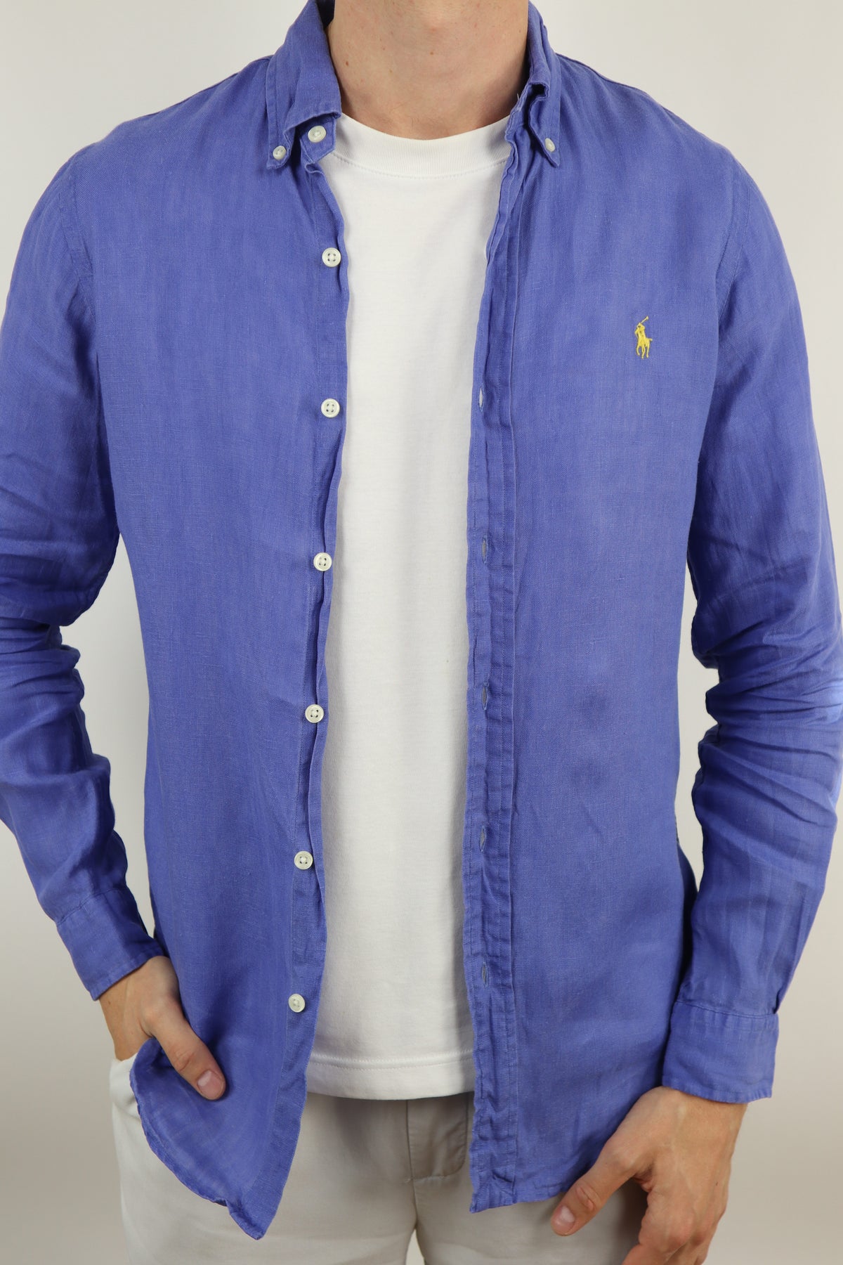 Ralph Lauren linnen overhemd - S