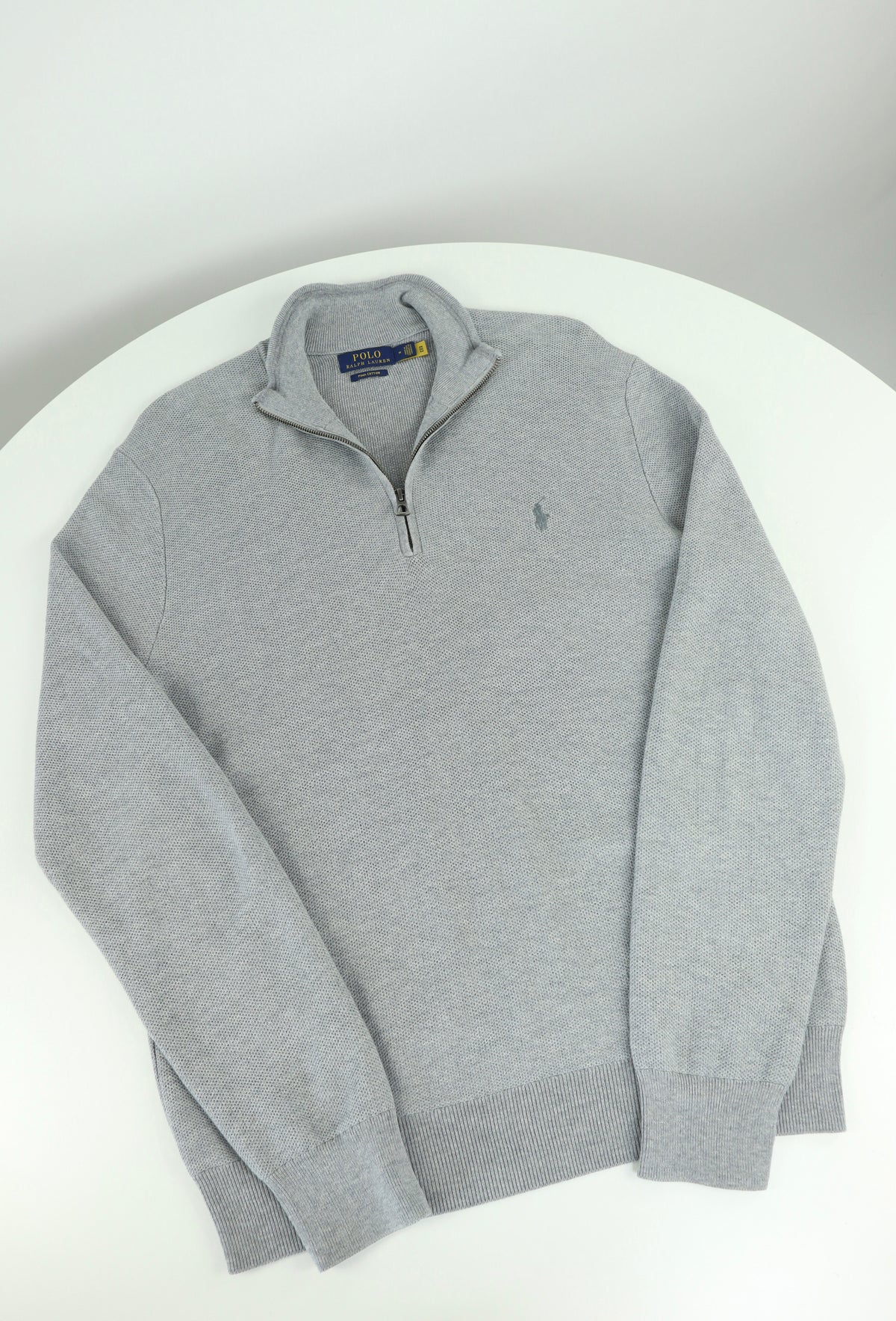 Ralph Lauren trui met kwart rits - M