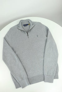 Ralph Lauren trui met kwart rits - M