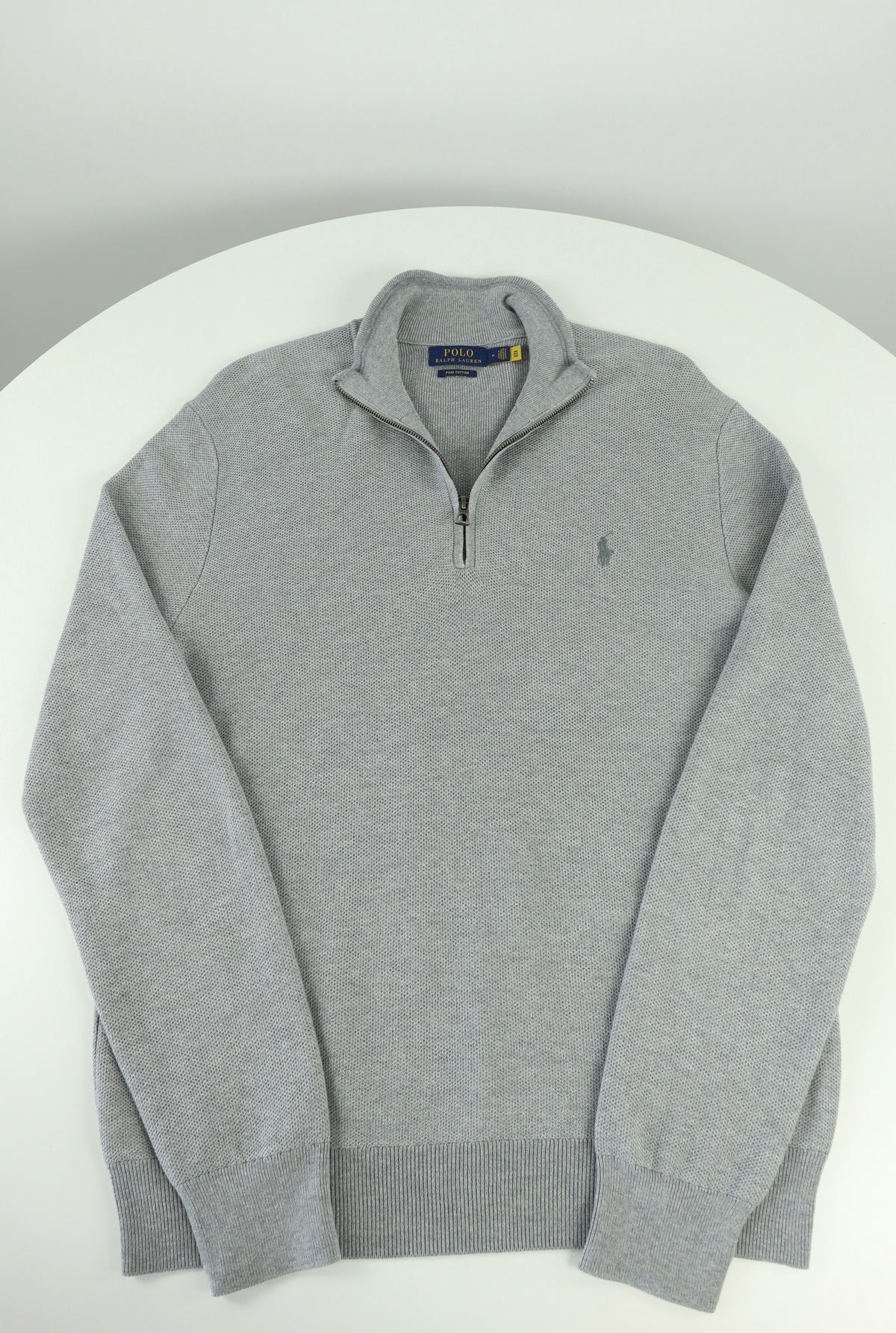 Ralph Lauren trui met kwart rits - M