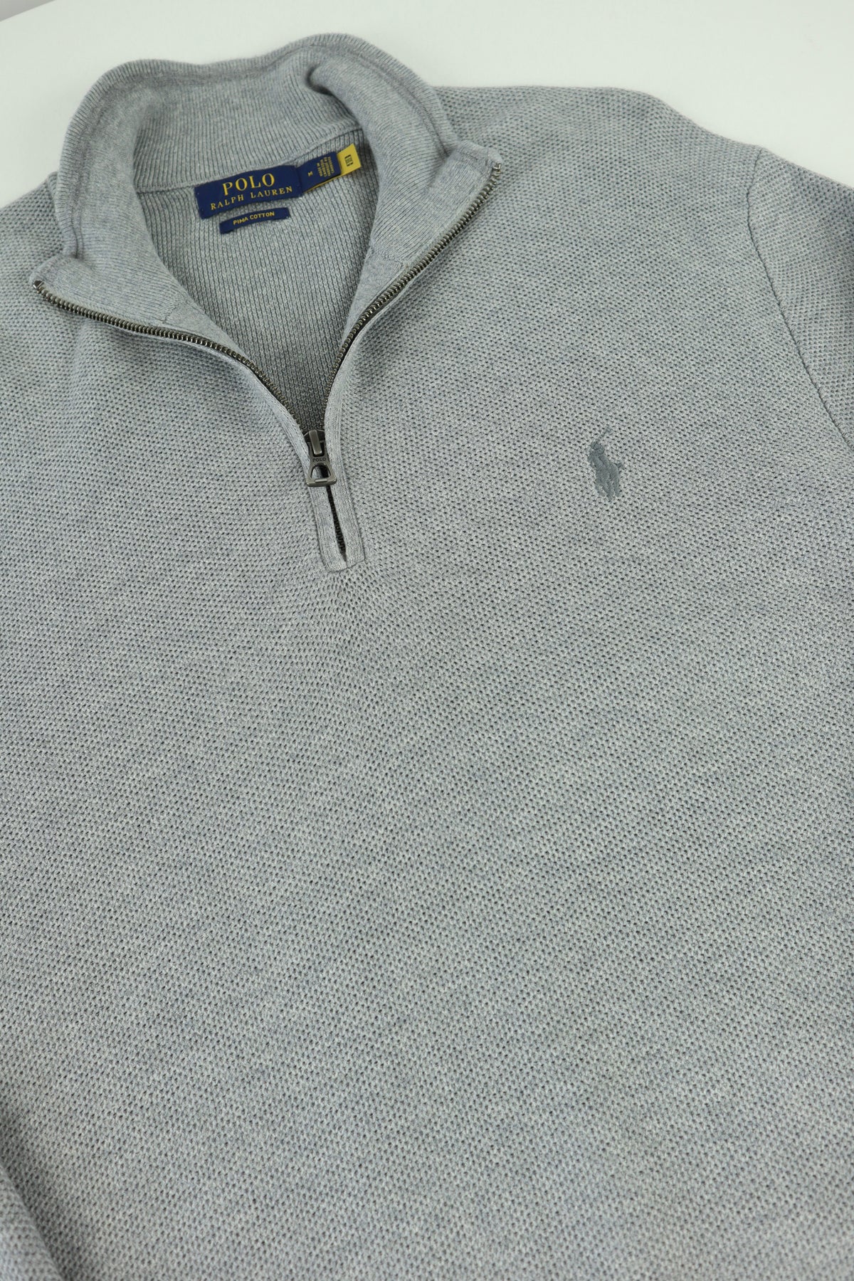 Ralph Lauren trui met kwart rits - M