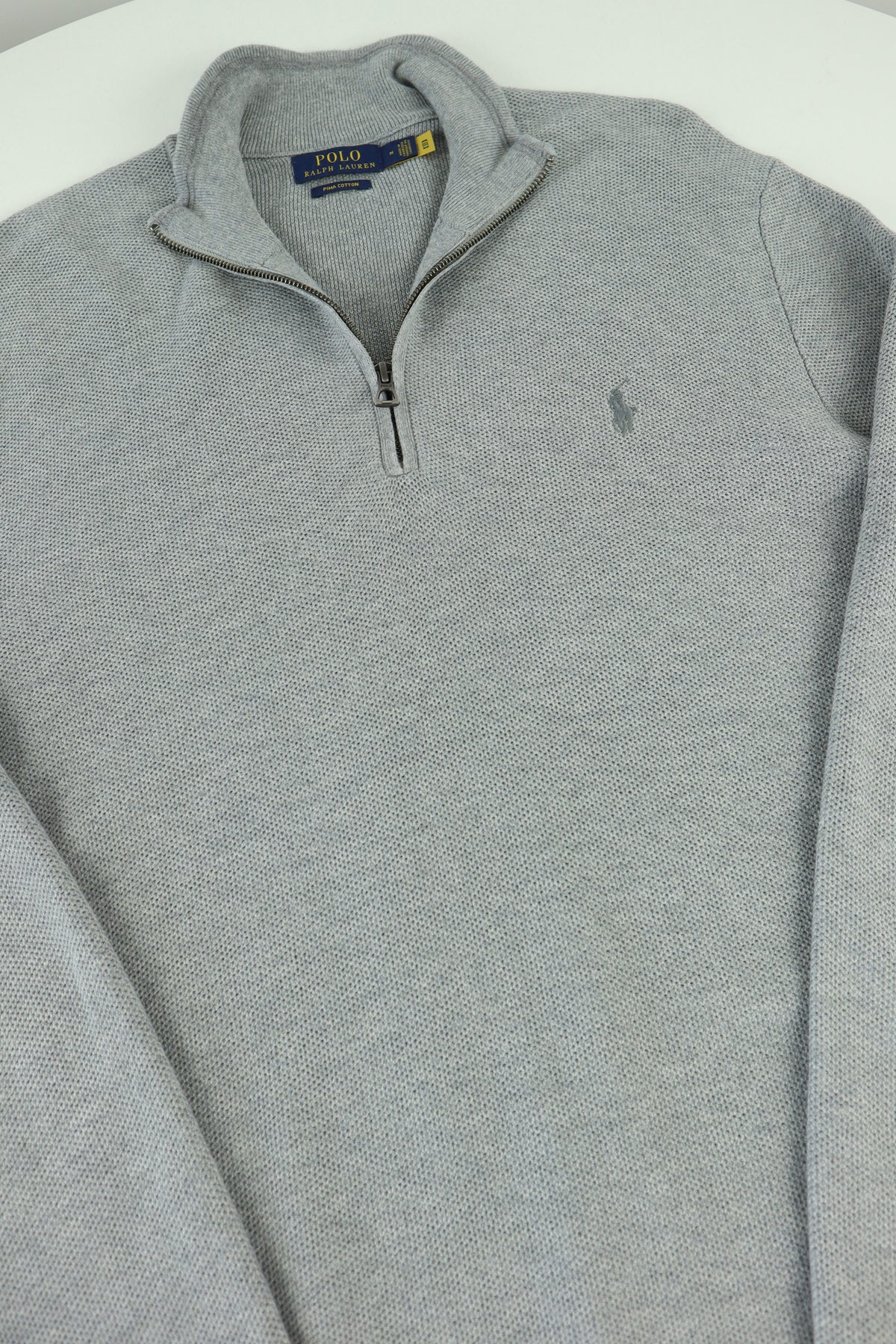 Ralph Lauren trui met kwart rits - M