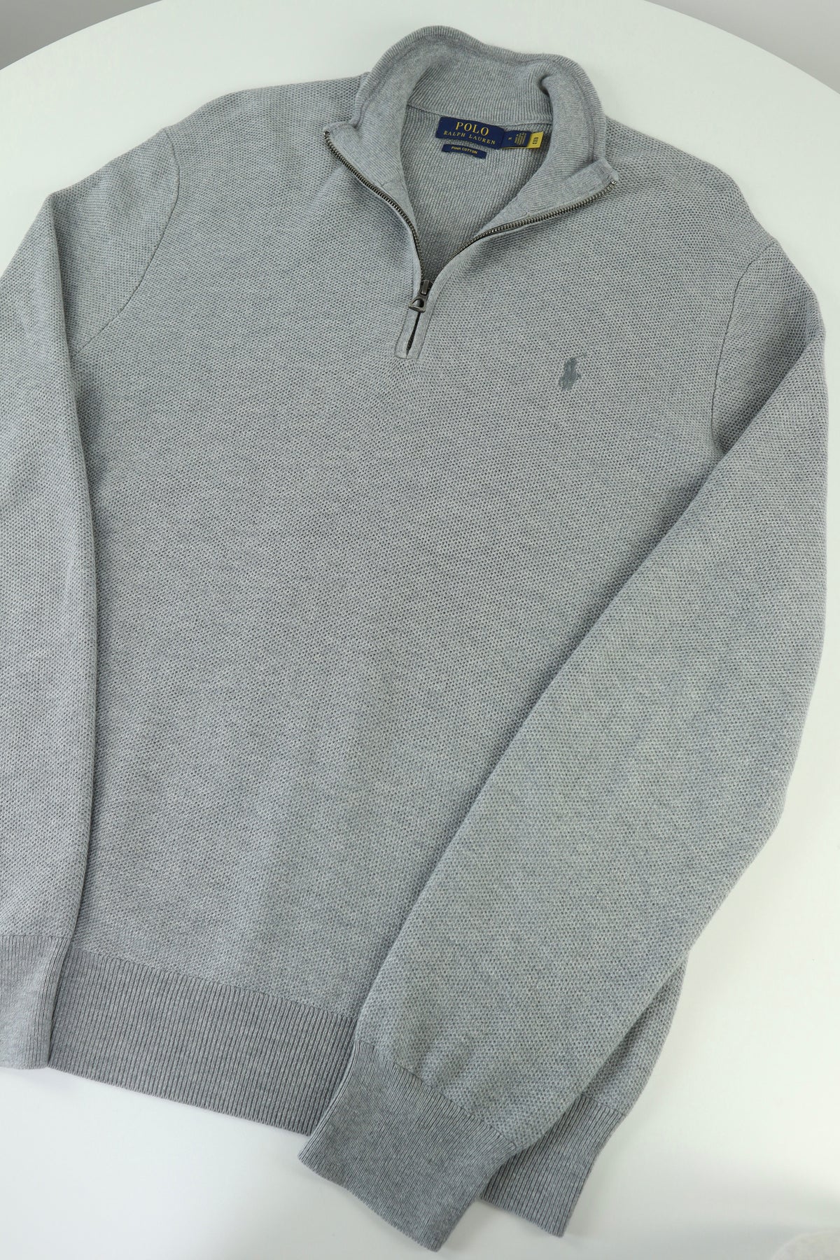 Ralph Lauren trui met kwart rits - M
