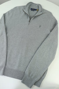 Ralph Lauren trui met kwart rits - M
