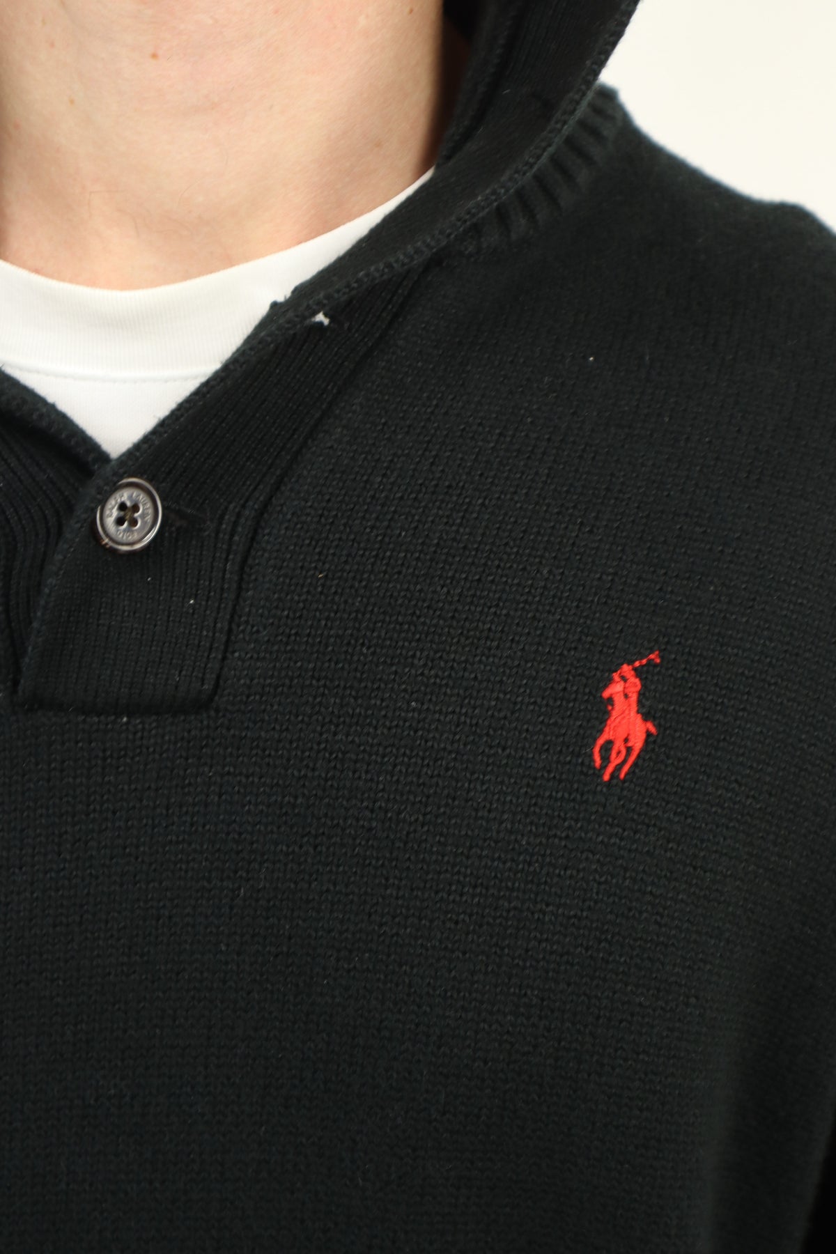 Ralph Lauren trui met knoopsluiting - M
