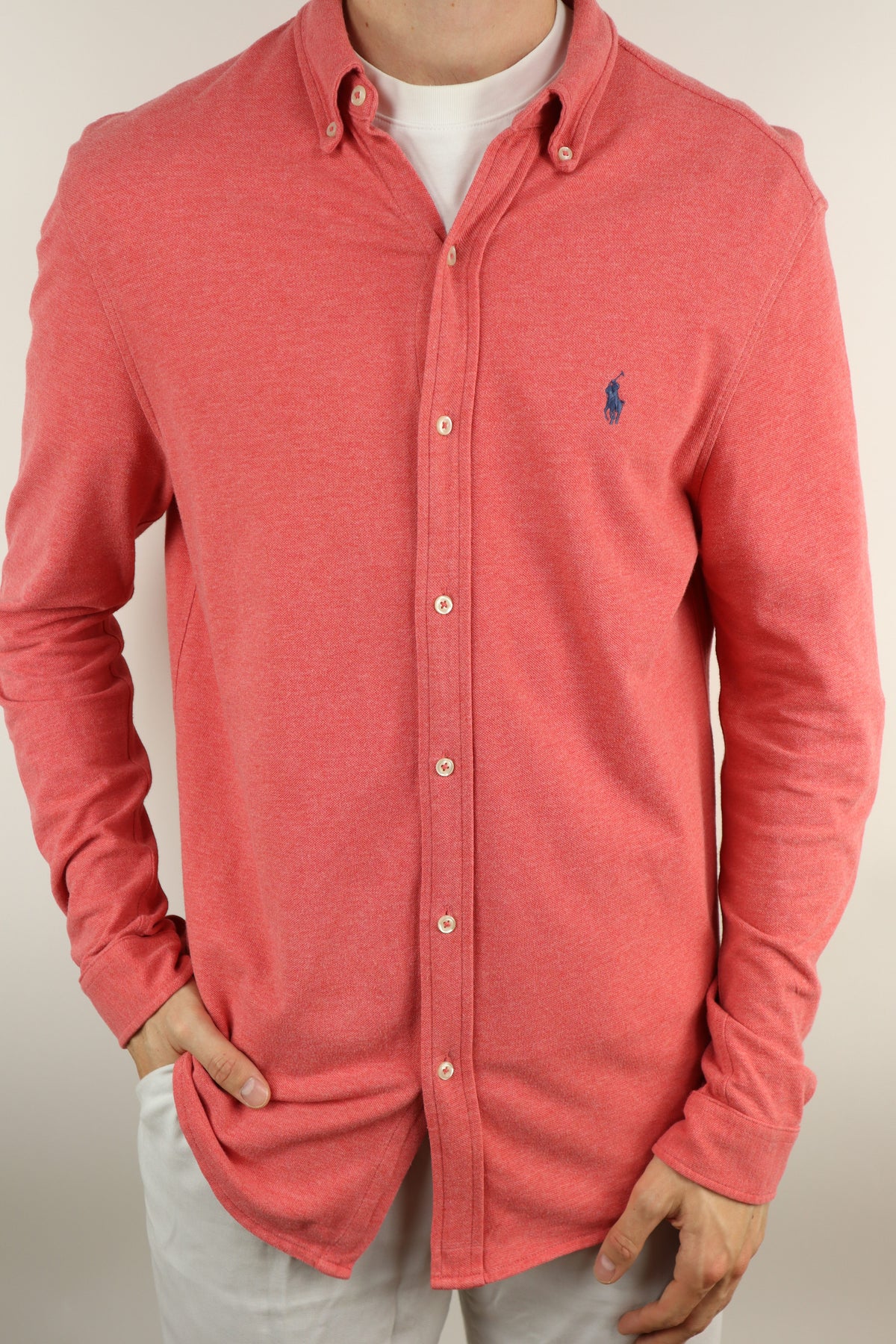 Ralph Lauren overhemd featherweight mesh - L