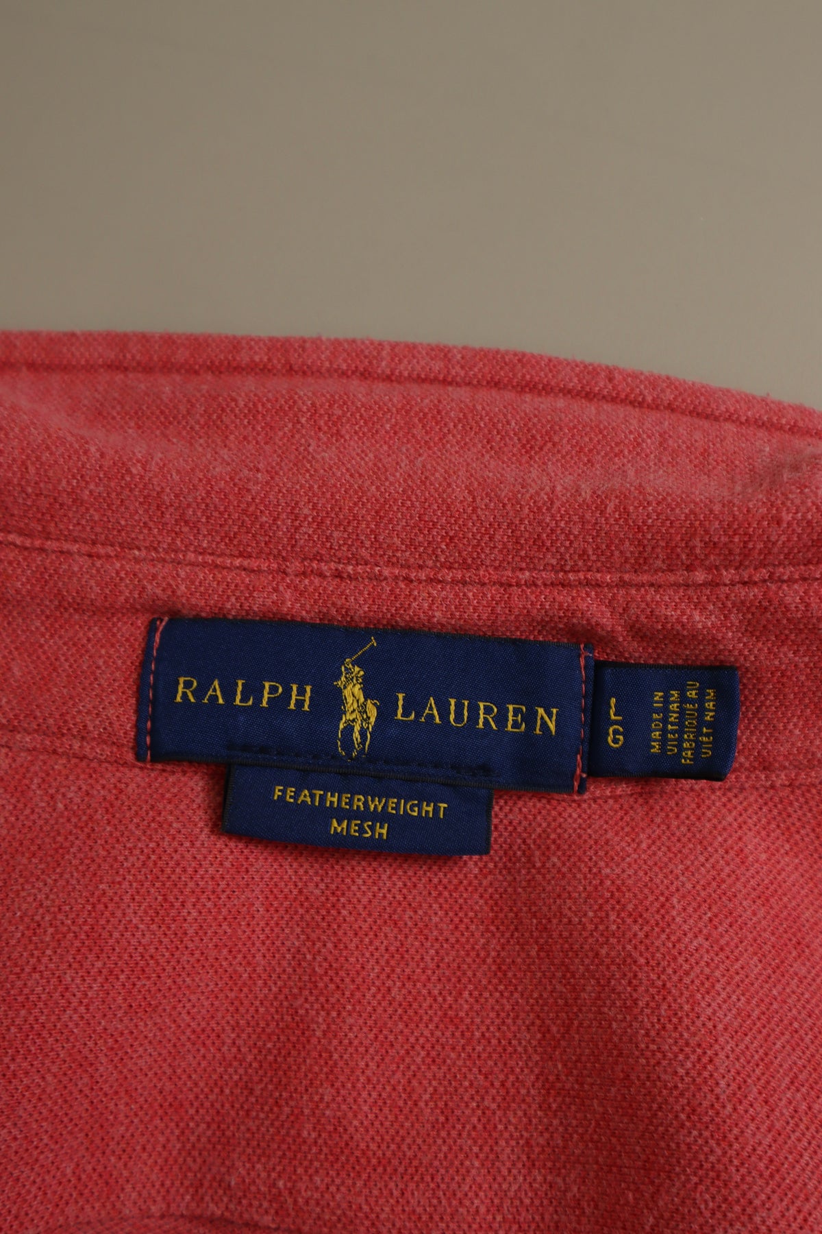 Ralph Lauren overhemd featherweight mesh - L